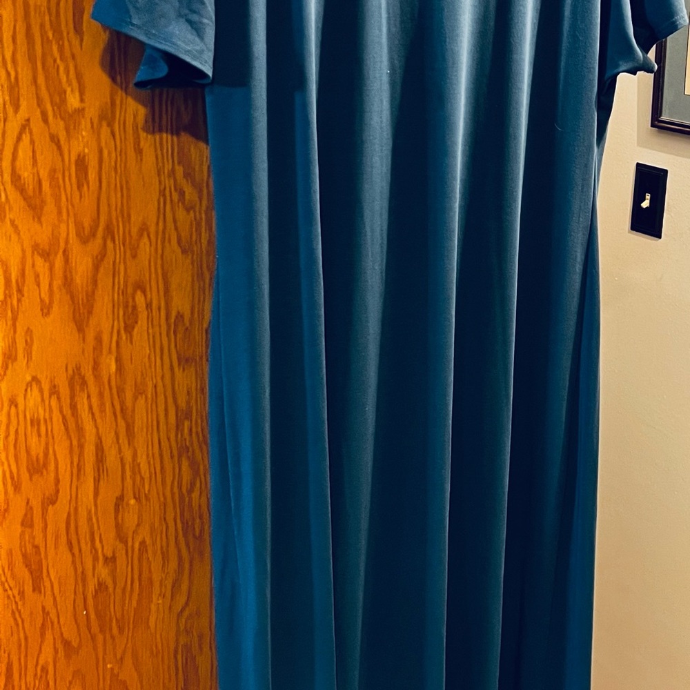 LuLaRoe Deep Teal Maxi Dress
